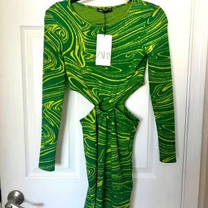 Zara Cut-Out Mini Dress